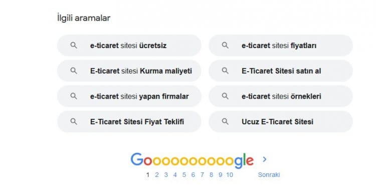 İlgili Aramalar